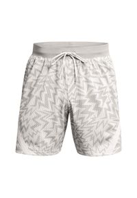 Spodenki koszykarskie męskie Under Armour Curry Mesh Short. Kolor: biały. Materiał: mesh