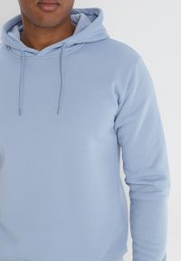 Born2be - Niebieska Bluza Notanthus. Okazja: na co dzień. Typ kołnierza: kaptur. Kolor: niebieski. Materiał: polar, dzianina. Wzór: jednolity. Styl: casual #5