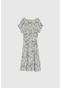 MOODO - Sukienka z wiskozy czarna. Kolor: czarny. Materiał: wiskoza #1