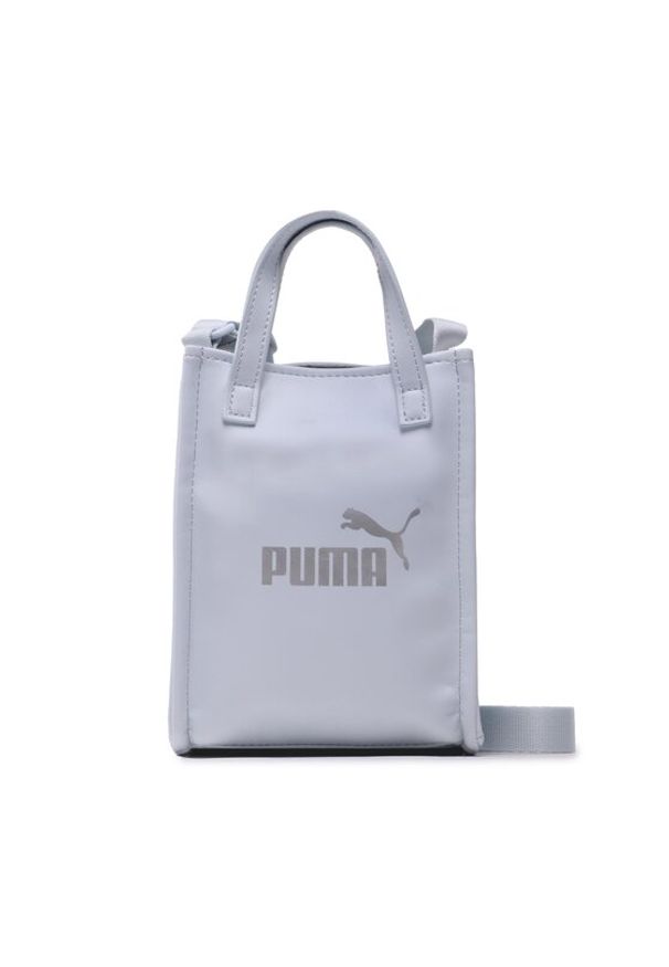 Puma Torebka Core Up Mini Tote X-Bod 079482 02 Szary. Kolor: szary. Materiał: skórzane