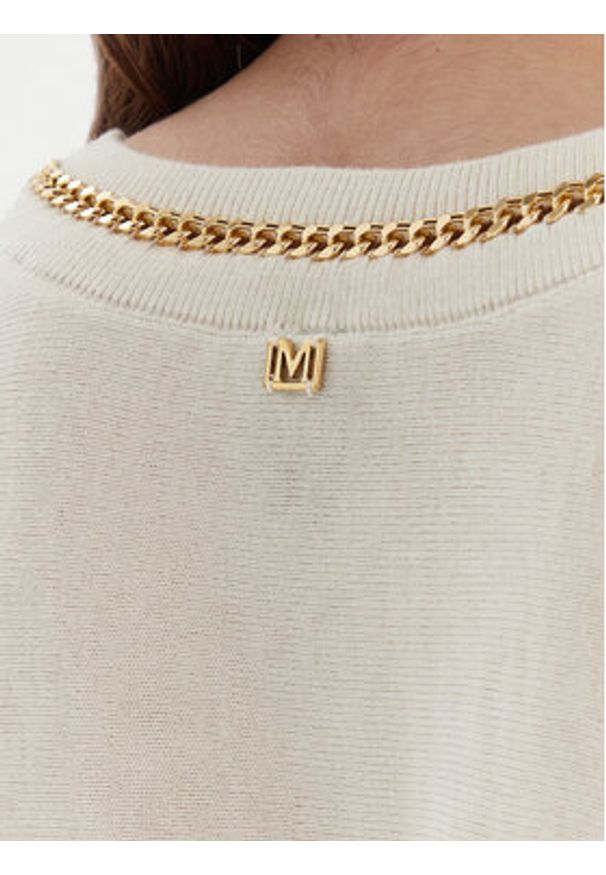 Marciano Guess Sweter 5BGR02 5782Z Écru Regular Fit. Kolor: kremowy. Materiał: syntetyk