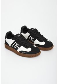 Balmain - Sneakersy damskie skórzane BALMAIN. Materiał: skóra #1