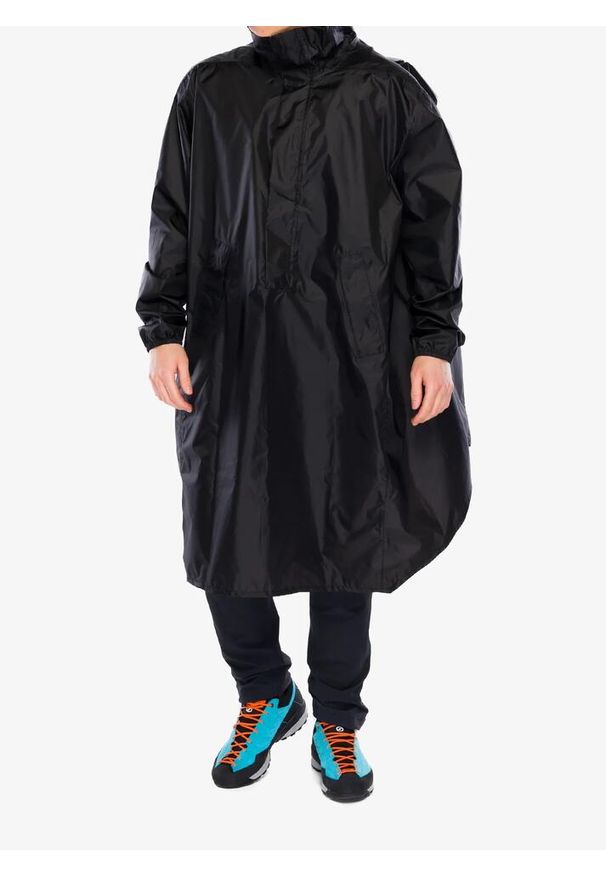 Peleryna turystyczna CMP Melle Unisex Poncho Fix Hood. Kolor: czarny