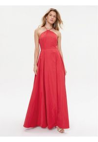 TwinSet - TWINSET Sukienka wieczorowa 232TT2492 Czerwony Regular Fit. Kolor: czerwony. Materiał: syntetyk. Styl: wizytowy #1