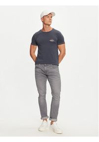 Aeronautica Militare T-Shirt AM1UTI003 Granatowy Regular Fit. Kolor: niebieski. Materiał: bawełna