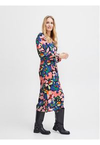 Fransa Sukienka letnia 20612477 Kolorowy Regular Fit. Materiał: wiskoza. Wzór: kolorowy. Sezon: lato #3