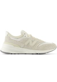 Buty unisex New Balance U997REH – beżowe. Okazja: na co dzień. Kolor: beżowy. Materiał: materiał, skóra, syntetyk, guma. Szerokość cholewki: normalna