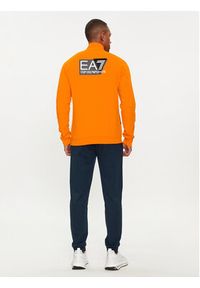 EA7 Emporio Armani Dres 3DPV75 PJ05Z 26BP Pomarańczowy Regular Fit. Kolor: pomarańczowy. Materiał: bawełna