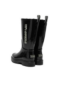 Karl Lagerfeld - KARL LAGERFELD Kalosze KL47180S Czarny. Kolor: czarny. Materiał: syntetyk #6