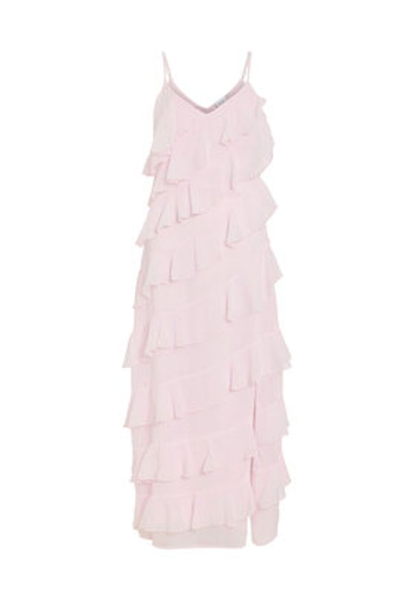 Vila Sukienka koktajlowa Luna 14109420 Różowy Regular Fit. Kolor: różowy. Materiał: syntetyk. Styl: wizytowy