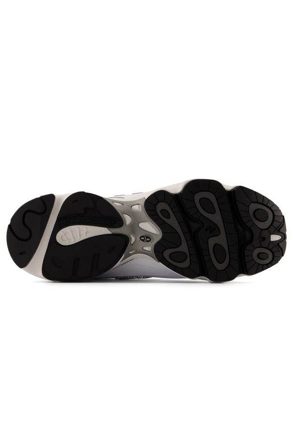 Buty unisex New Balance M1000D – białe. Kolor: biały. Materiał: materiał, skóra. Szerokość cholewki: normalna