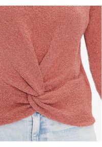 Mustang Sweter Carla 1013602 Różowy Regular Fit. Kolor: różowy. Materiał: bawełna, syntetyk