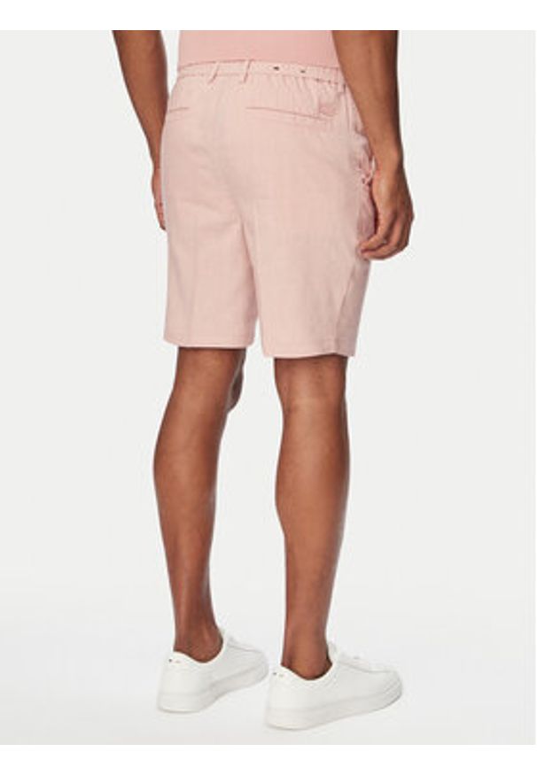 BOSS Szorty materiałowe Kane1 50557537 Różowy jasny Regular Fit. Kolor: różowy. Materiał: syntetyk