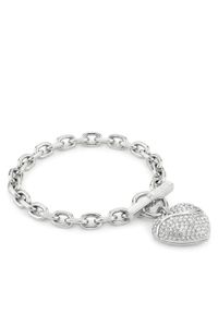 Guess Bransoletka JUBB04 496JW Srebrny. Materiał: ze stali, ze stali nierdzewnej. Kolor: srebrny #1