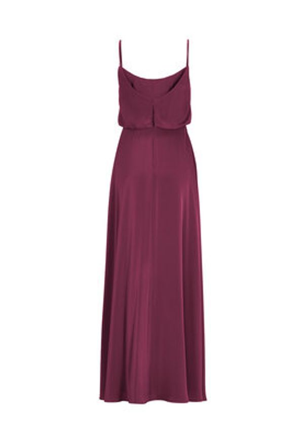 Hey Kyla Sukienka wieczorowa 5AI074HK Bordowy Regular Fit. Kolor: czerwony. Materiał: syntetyk. Styl: wizytowy