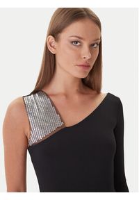 Patrizia Pepe Body 2M4504/338-J4R0 Czarny Slim Fit. Kolor: czarny. Materiał: syntetyk #5