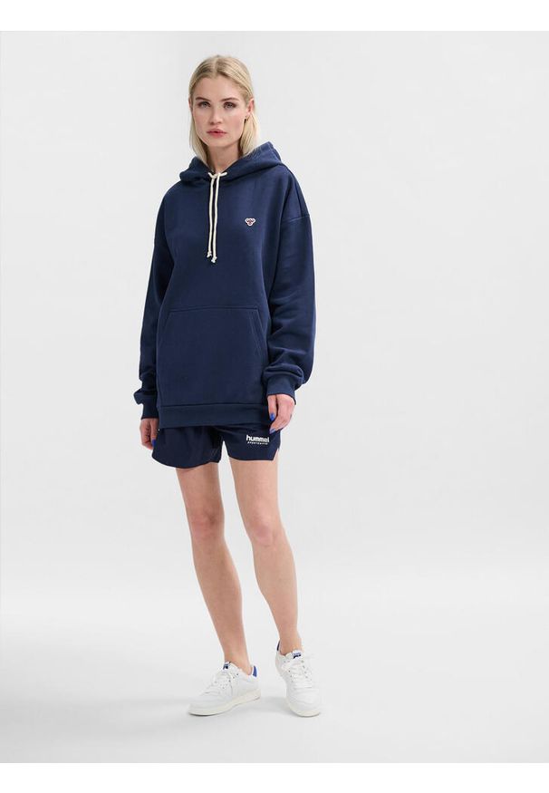 Bluza z kapturem Hummel Loose Bee. Typ kołnierza: kaptur. Kolor: wielokolorowy, niebieski, zielony. Sport: fitness