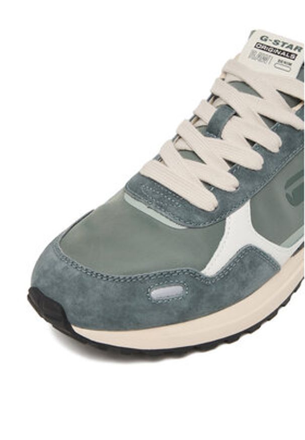 G-Star RAW - G-Star Raw Sneakersy EO-XAVI-01 Zielony. Kolor: zielony. Materiał: materiał