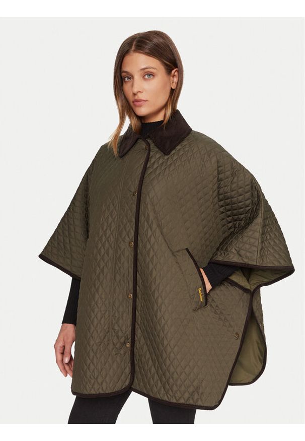 Barbour Kurtka przejściowa Oakham LQU1857GN91 Zielony Regular Fit. Kolor: zielony. Materiał: syntetyk