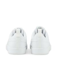 Buty do chodzenia dla dzieci Puma Rickie JR. Kolor: biały, wielokolorowy, szary. Materiał: materiał, syntetyk, tkanina. Sport: turystyka piesza