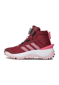 Adidas - Buty adidas Fortatrail Boa K Jr IG7261 czarne. Kolor: czarny. Materiał: polar, materiał. Szerokość cholewki: normalna