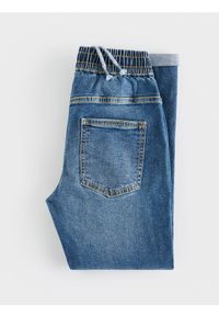 Reserved - Jeansy carrot fit - niebieski. Kolor: niebieski #1