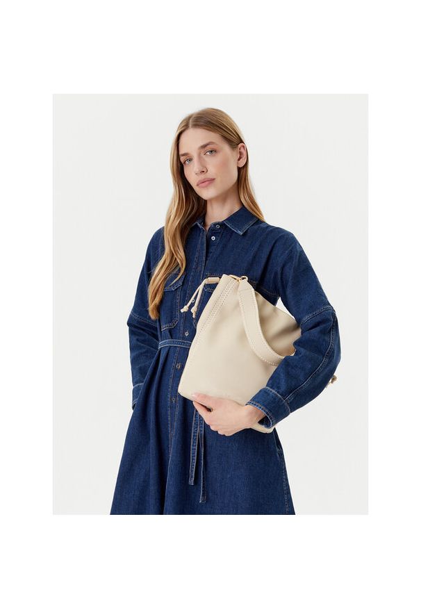 TOMMY HILFIGER - Torebka Tommy Hilfiger. Kolor: beżowy