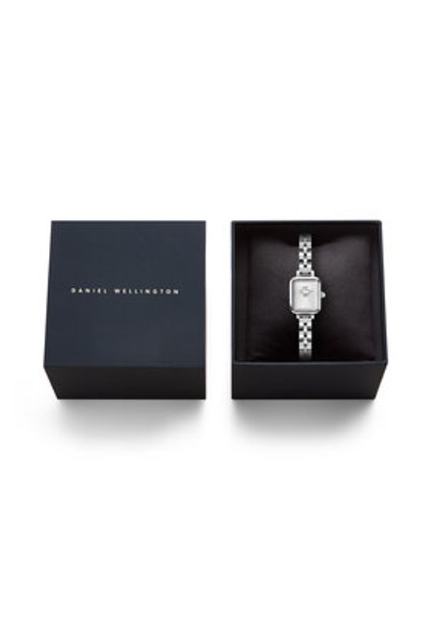 Daniel Wellington Zegarek Quadro Mini Arch DW00100844 Srebrny. Kolor: srebrny