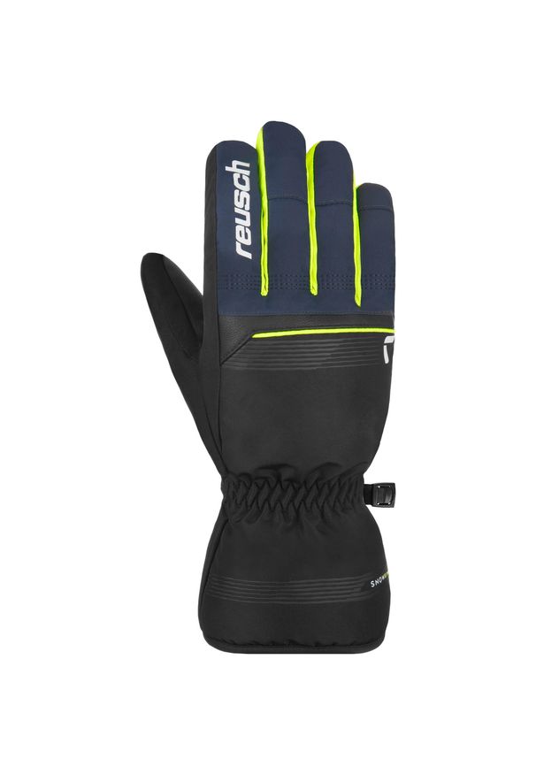 Reusch - Rękawice REUSCH Snow King. Kolor: niebieski. Sezon: zima. Sport: narciarstwo