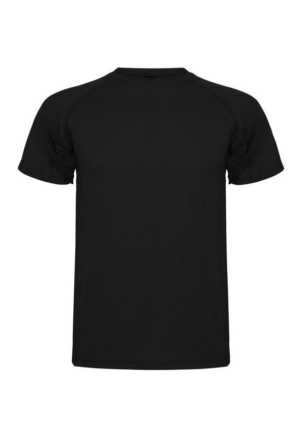 ROLY - Dziecięca Koszulka Sportowa Montecarlo. Kolor: czarny. Sport: turystyka piesza