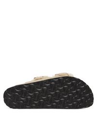 Birkenstock Klapki Arizona Big Buckle Shearling 1030384 Brązowy. Kolor: brązowy. Materiał: skóra #5