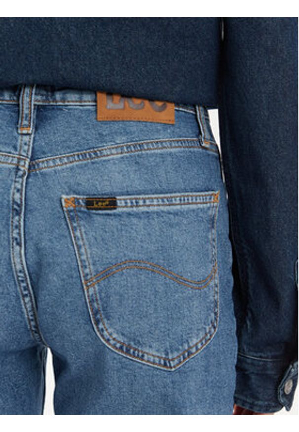 Lee Jeansy Carol 112350789 Niebieski Straight Fit. Kolor: niebieski
