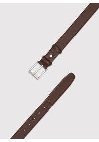 Pako Lorente - PAKO LORENTE - Kamelowy skórzany pasek męski. Materiał: skóra. Styl: klasyczny #3