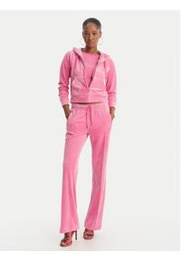Juicy Couture Bluza Madison JCWAS126326 Różowy Slim Fit. Kolor: różowy. Materiał: syntetyk #4
