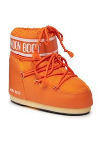 Śniegowce Moon Boot. Kolor: pomarańczowy. Materiał: nylon