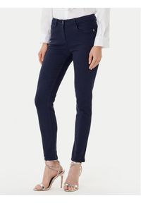 Morgan Jeansy 231-PRETTY Granatowy Slim Fit. Kolor: niebieski