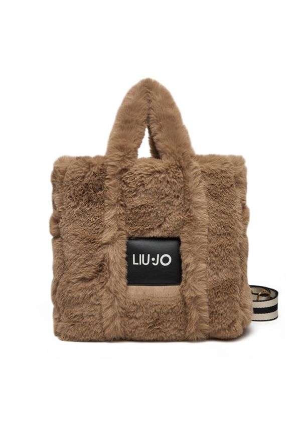 Liu Jo Torebka M Tote TF5270 E0374 Beżowy. Kolor: beżowy