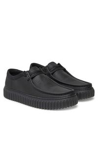 Clarks Półbuty Torhill Lo 26181385 Czarny. Kolor: czarny. Materiał: skóra