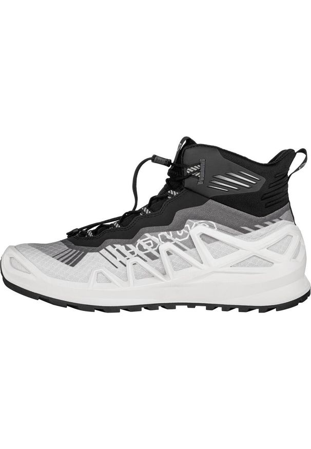 Buty trekkingowe męskie Lowa Merger Mid Gtx. Kolor: biały. Materiał: materiał, syntetyk. Szerokość cholewki: normalna