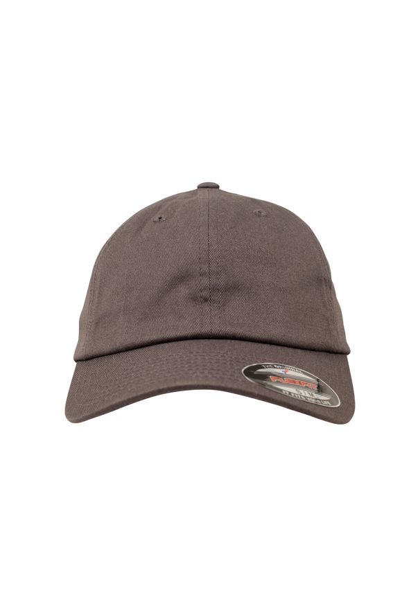 FLEXFIT - Czapka Flexfit cotton twill dad. Kolor: szary
