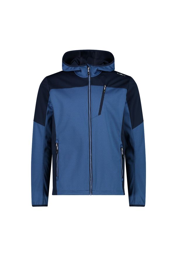 Bluza z kapturem CMP. Typ kołnierza: kaptur. Kolor: niebieski. Styl: sportowy. Sport: turystyka piesza