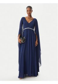 Rinascimento Sukienka wieczorowa CFC0123079003 Granatowy Regular Fit. Kolor: niebieski. Materiał: syntetyk. Styl: wizytowy #4