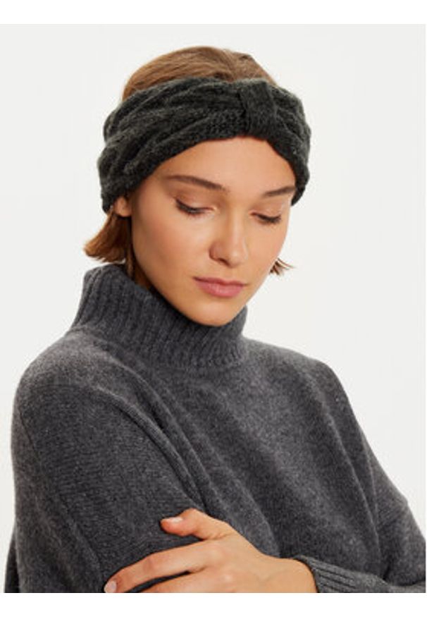 Buff Opaska materiałowa Knitted Headband Caryn 126465.901.10 Szary. Kolor: szary. Materiał: materiał