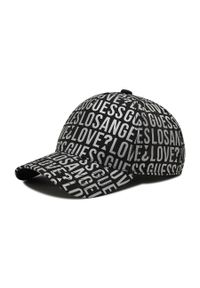 Czapka z daszkiem Guess Baseball AGFANN CO221 BLACK. Kolor: czarny. Materiał: materiał #1