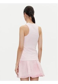 Hugo - HUGO Top Easy Tank_B 50508857 Różowy Slim Fit. Kolor: różowy. Materiał: bawełna #2