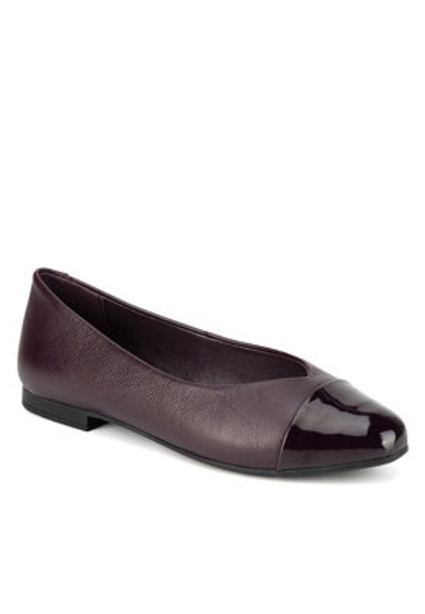 Lasocki Baleriny EST-RUMBA-07 Fioletowy. Kolor: fioletowy. Materiał: skóra