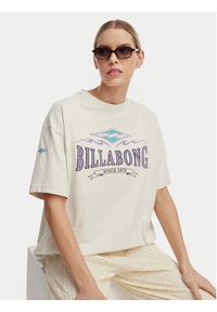 Billabong T-Shirt Wave Out EBJZT00481 Biały Loose Fit. Kolor: biały. Materiał: bawełna #3