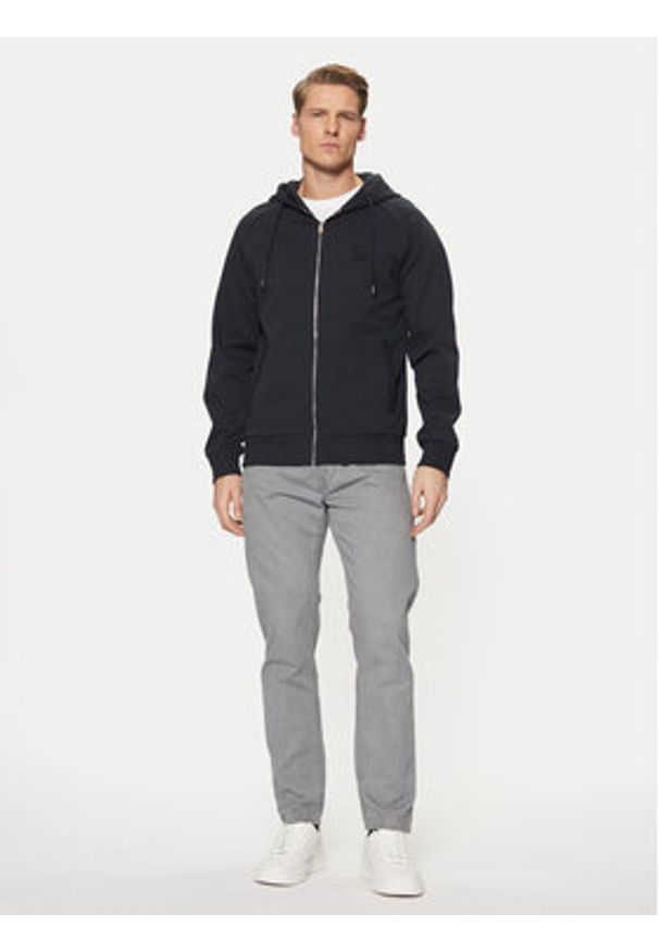 BOSS - Boss Bluza Steele 85 50495272 Granatowy Regular Fit. Kolor: niebieski. Materiał: bawełna
