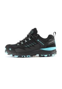 ALPINE PRO - Buty trekkingowe niskie Alpine Pro Zereme Vibram. Kolor: czarny, niebieski, wielokolorowy. Materiał: skóra. Szerokość cholewki: normalna