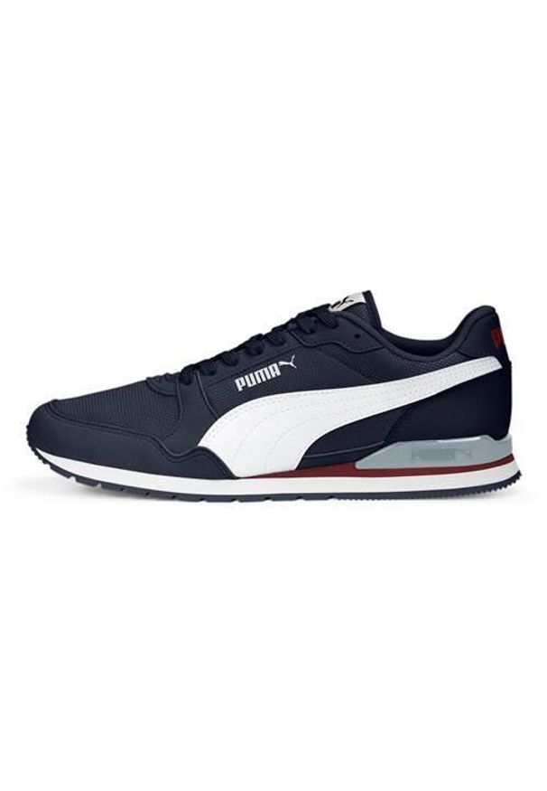 Buty do chodzenia męskie Puma ST RUNNER V3 MESH. Zapięcie: sznurówki. Kolor: niebieski. Materiał: guma, materiał, syntetyk. Szerokość cholewki: normalna. Sport: turystyka piesza